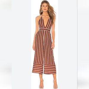 Amanda Uprichard Montague rust colored jumpsuit size S